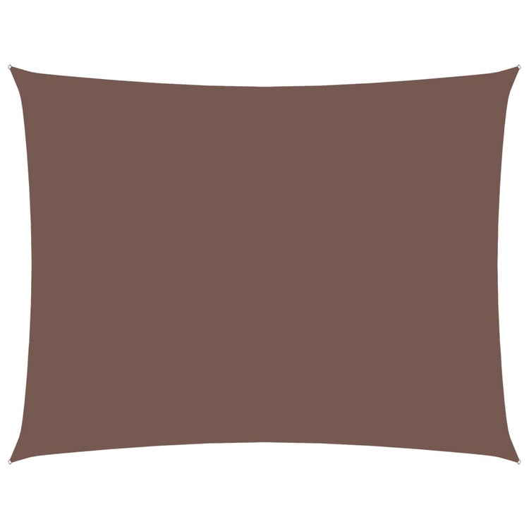 Vidaxl zonnescherm rechthoekig 3x4,5 m oxford stof bruin