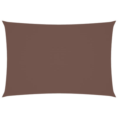Vidaxl zonnescherm rechthoekig 3x5 m oxford stof bruin