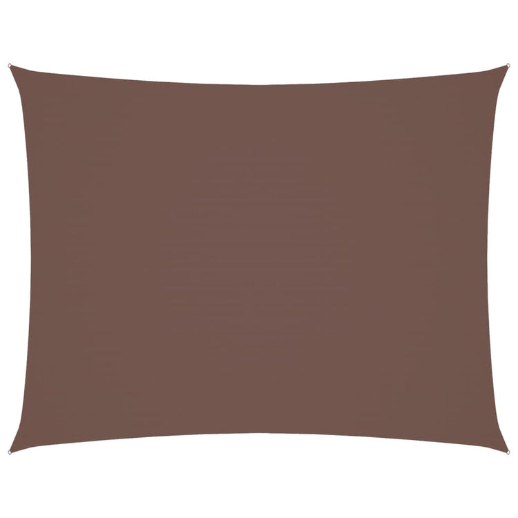 Vidaxl zonnescherm rechthoekig 3x6 m oxford stof bruin