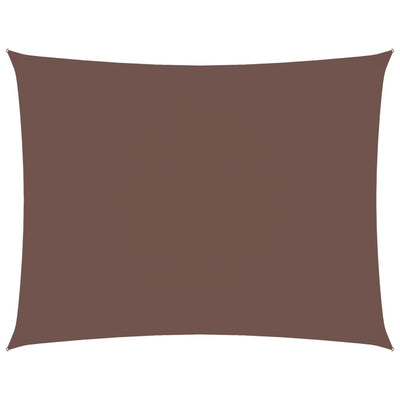 Vidaxl zonnescherm rechthoekig 3,5x4,5 m oxford stof bruin