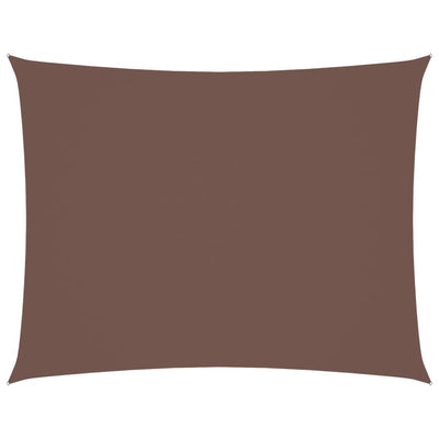 Vidaxl zonnescherm rechthoekig 3,5x5 m oxford stof bruin