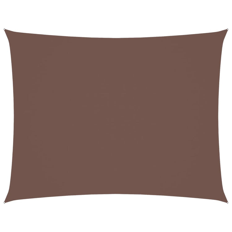 Vidaxl zonnescherm rechthoekig 3,5x5 m oxford stof bruin