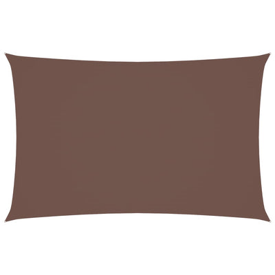 Vidaxl zonnescherm rechthoekig 5x8 m oxford stof bruin