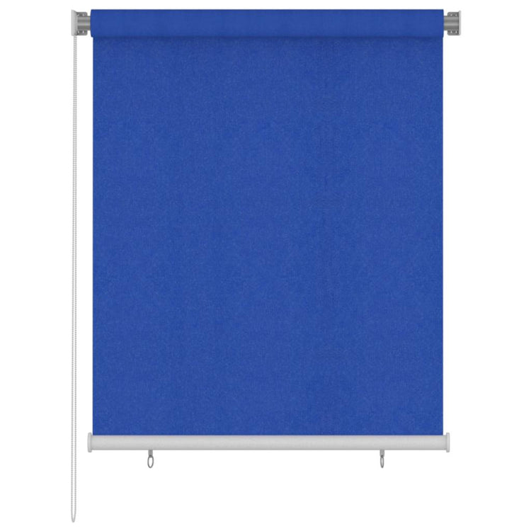 Vidaxl rolgordijn voor buiten 125(b)x140(h) cm hdpe blauw