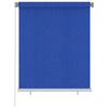 VidaXL Rolgordijn voor buiten 120x140 cm HDPE blauw