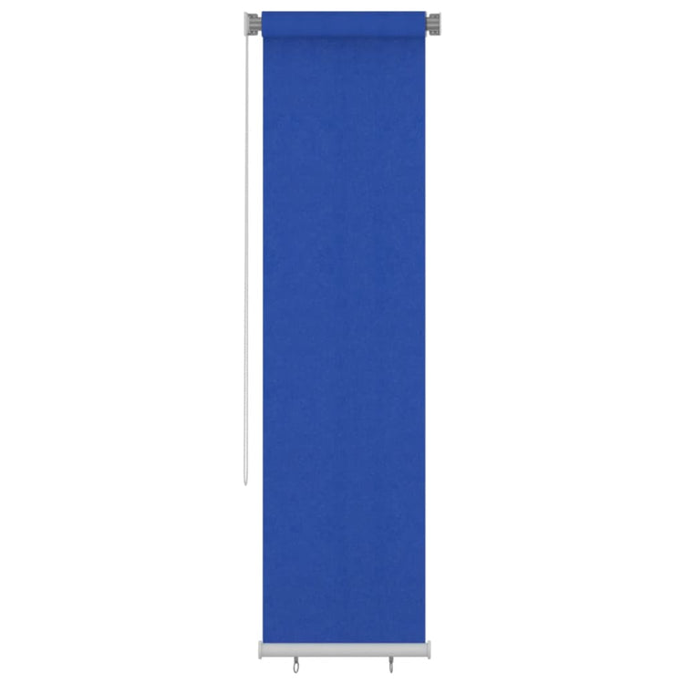 VidaXL Rolgordijn voor buiten 60x230 cm HDPE blauw