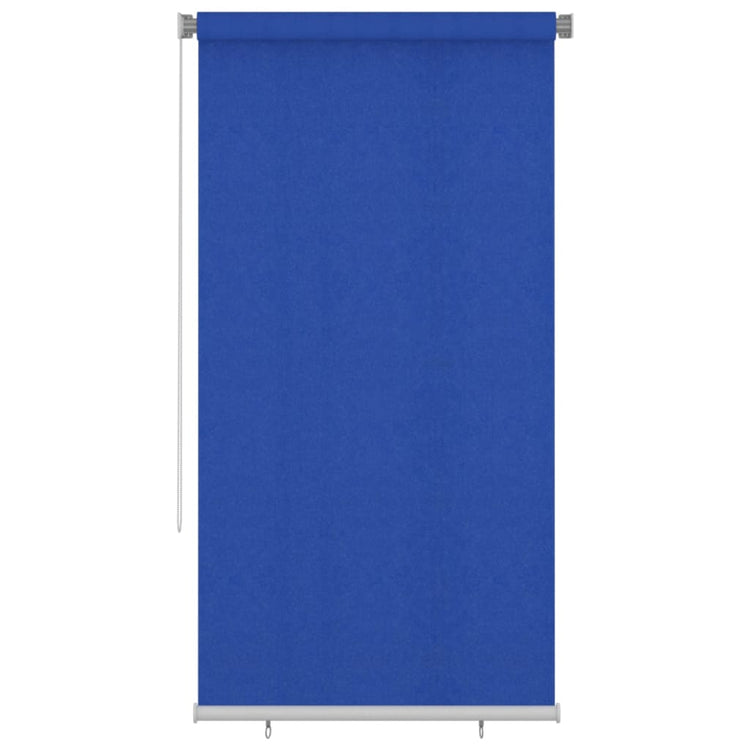 Vidaxl rolgordijn voor buiten 125(b)x230(h) cm hdpe blauw
