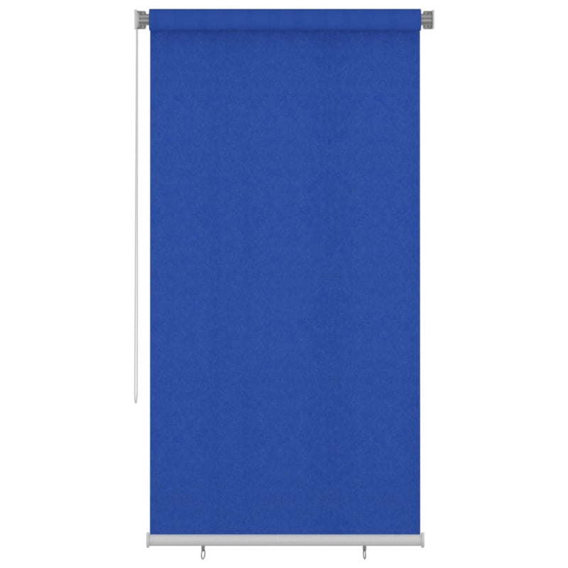 VidaXL Rolgordijn voor buiten 120x230 cm HDPE blauw