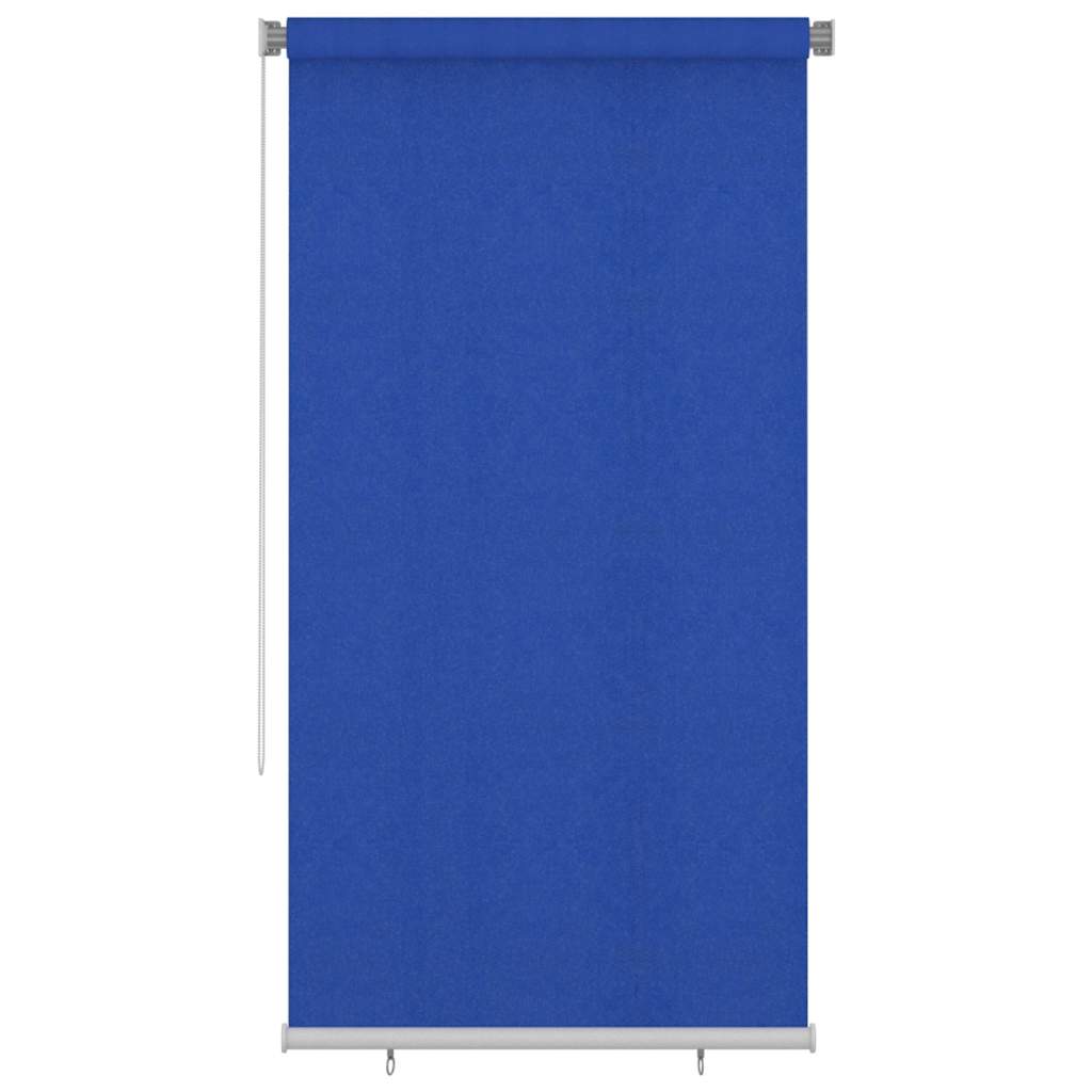 Vidaxl rolgordijn voor buiten 125(b)x230(h) cm hdpe blauw