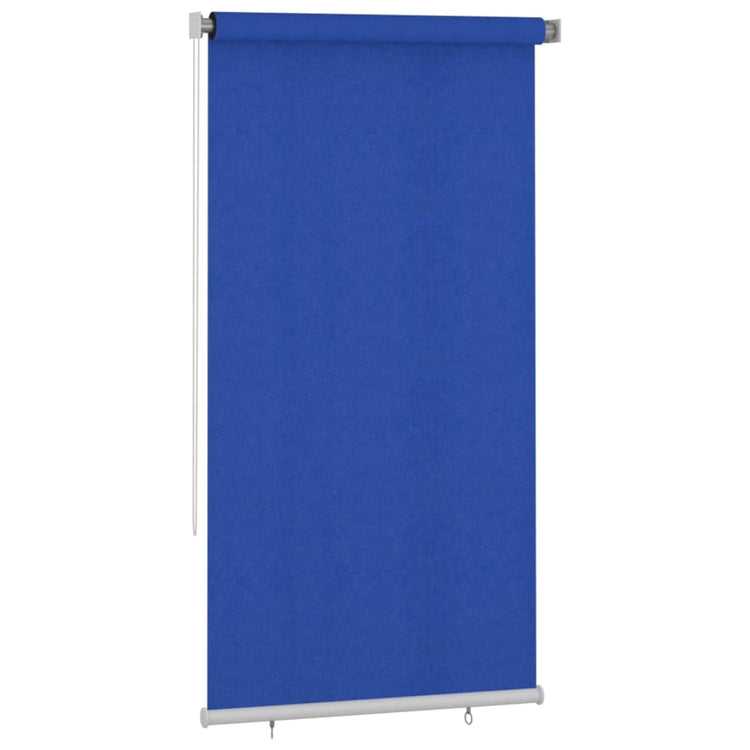 Vidaxl rolgordijn voor buiten 125(b)x230(h) cm hdpe blauw