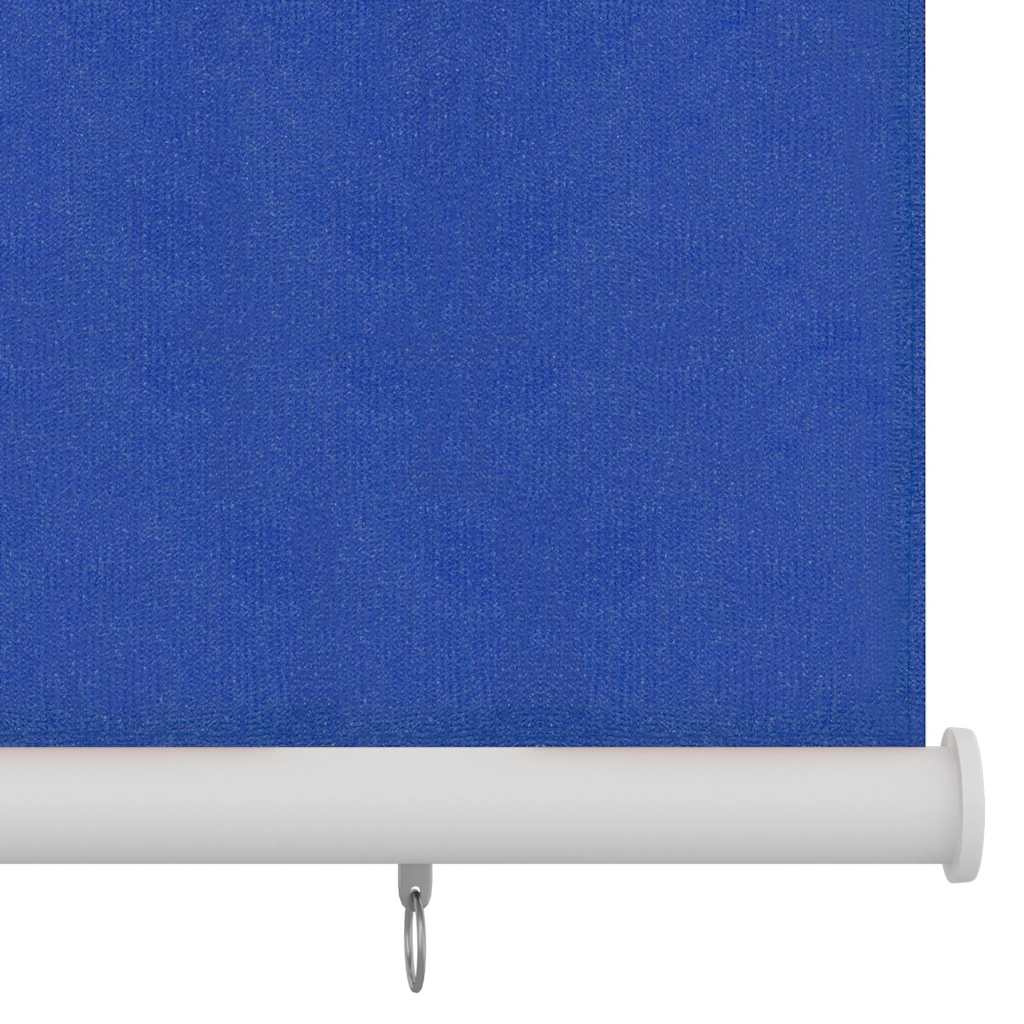 Vidaxl rolgordijn voor buiten 125(b)x230(h) cm hdpe blauw