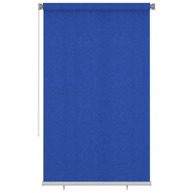 Vidaxl rolgordijn voor buiten 145(b)x230(h) cm hdpe blauw