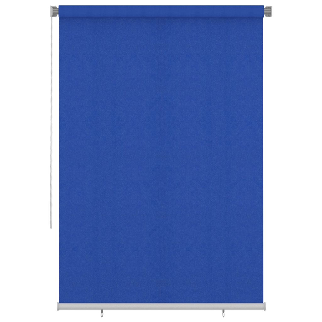 Vidaxl rolgordijn voor buiten 165(b)x230(h) cm hdpe blauw