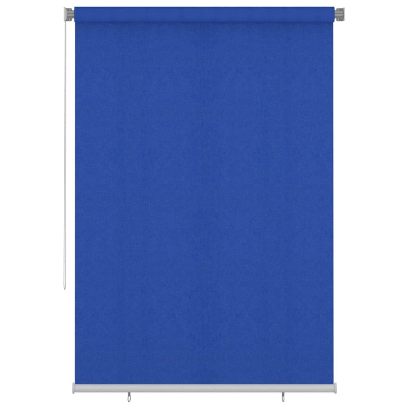 Vidaxl rolgordijn voor buiten 160x230 cm hdpe blauw