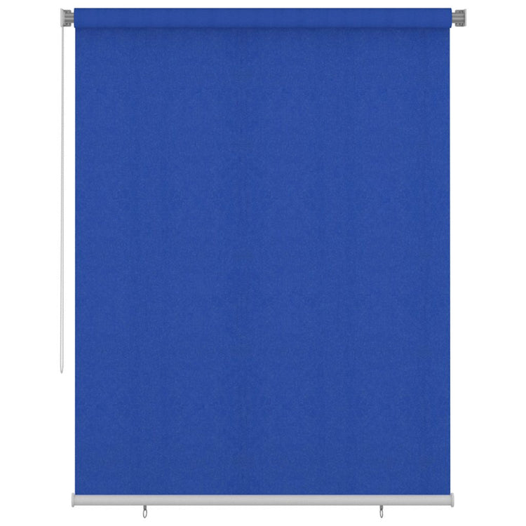 Vidaxl rolgordijn voor buiten 185(b)x230(h) cm hdpe blauw