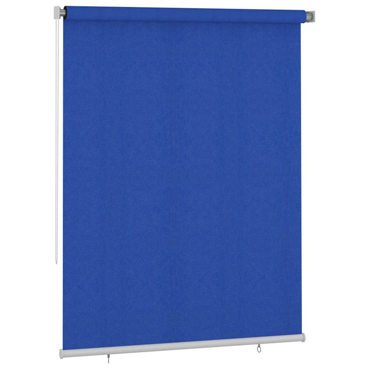 Vidaxl rolgordijn voor buiten 185(b)x230(h) cm hdpe blauw