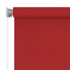 Vidaxl rolgordijn voor buiten 60x140 cm hdpe rood