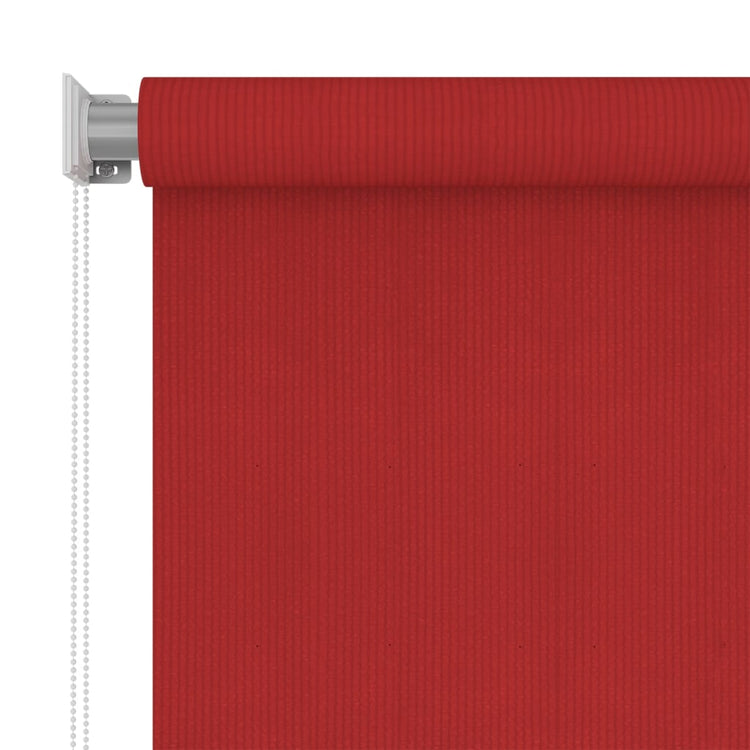 VidaXL Rolgordijn voor buiten 160x230 cm HDPE rood