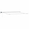 Vidaxl zijde frame met led-striplichten wit 500 × 300 cm aluminium