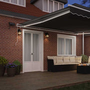Vidaxl zijde frame wit 400 × 350 cm aluminium - afbeelding 3