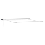 Vidaxl zijde frame wit 400 × 350 cm aluminium - afbeelding 2