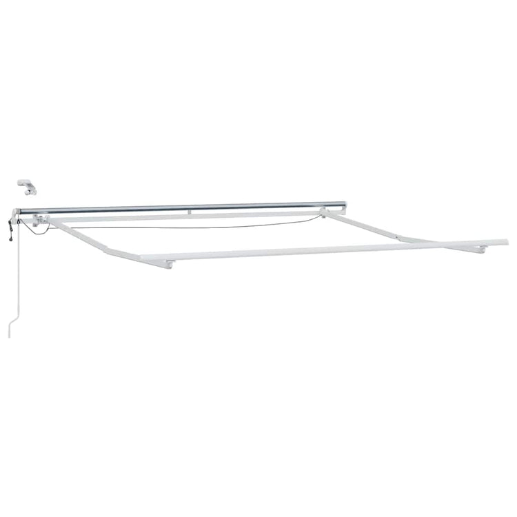 Vidaxl zijde frame wit 3 x 2,5 m aluminium