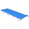 Vidaxl campingbedden 2 st 180x60x19 cm oxford stof en staal blauw