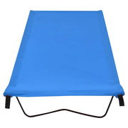 Vidaxl campingbedden 2 st 180x60x19 cm oxford stof en staal blauw - afbeelding 3