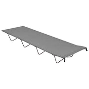 Vidaxl campingbedden 2 st 180x60x19 cm oxford stof en staal grijs - afbeelding 2