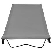 Vidaxl campingbedden 2 st 180x60x19 cm oxford stof en staal grijs - afbeelding 3