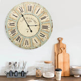 Vidaxl wandklok 60 cm mdf meerkleurig - afbeelding 1
