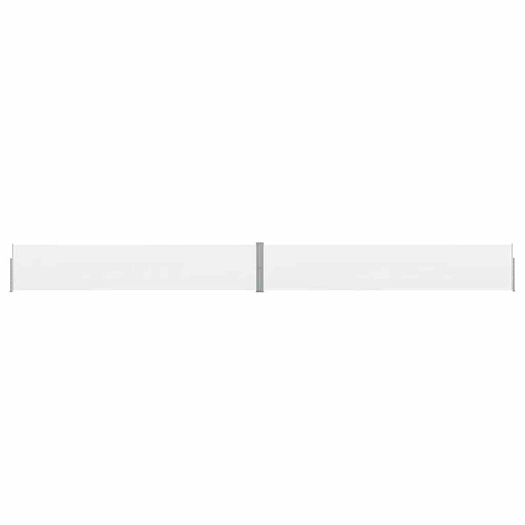 Vidaxl tuinscherm uittrekbaar 140x1200 cm crème
