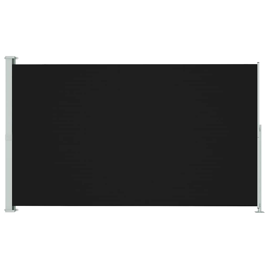 Vidaxl tuinscherm uittrekbaar 180x300 cm zwart