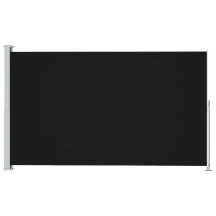 Vidaxl tuinscherm uittrekbaar 180x300 cm zwart