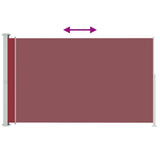 Vidaxl tuinscherm uittrekbaar 200x300 cm rood - afbeelding 3