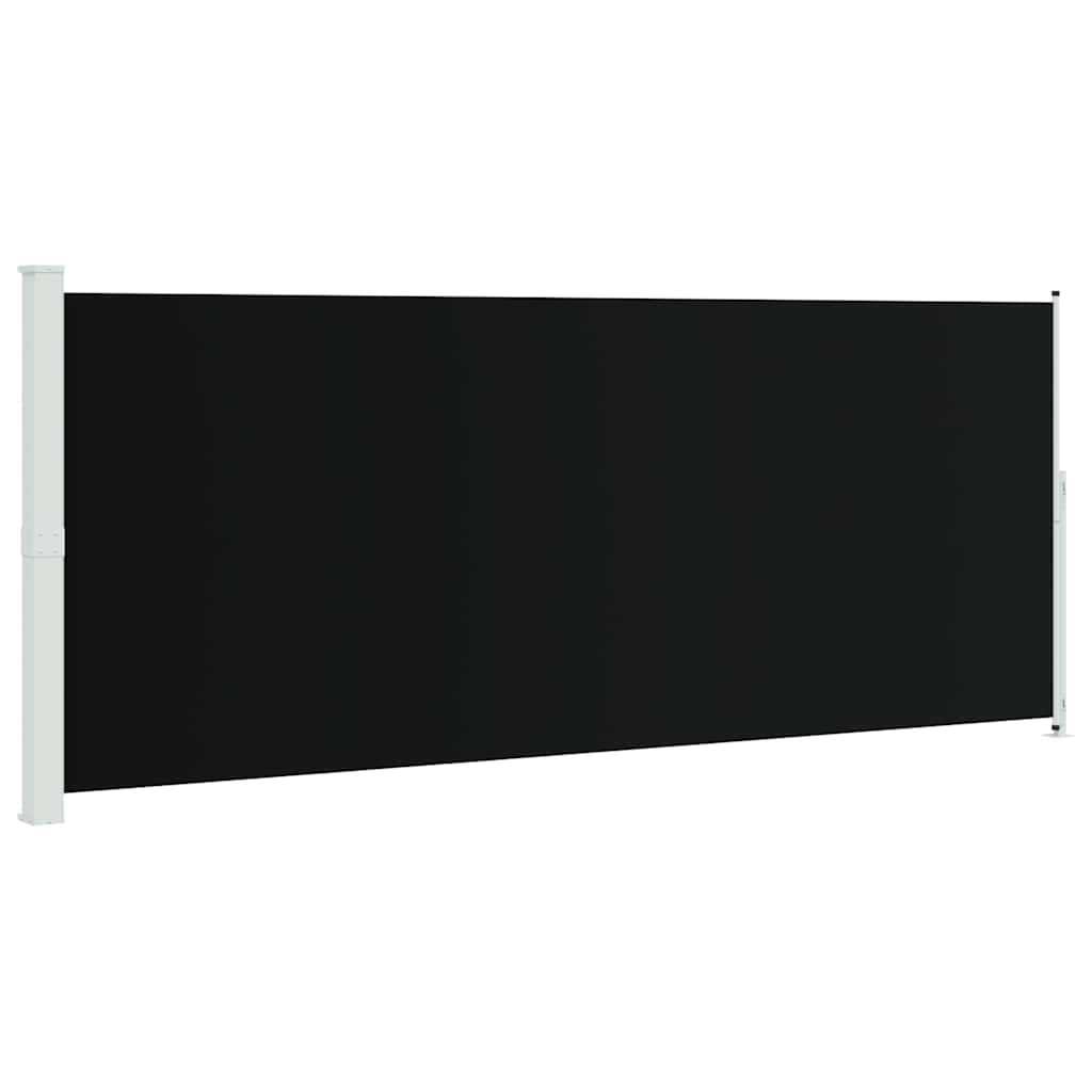 Vidaxl tuinscherm uittrekbaar 200x500 cm zwart