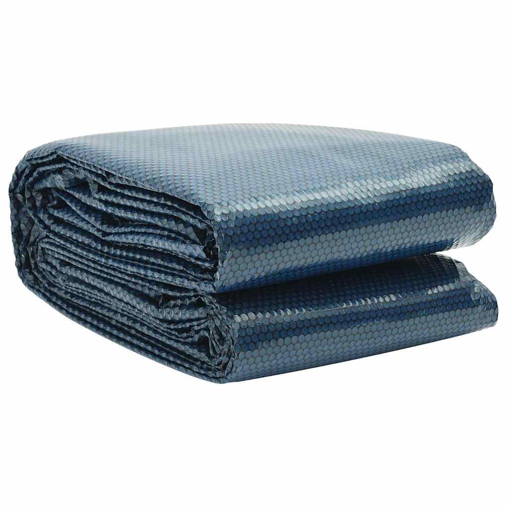 Vidaxl zwembadfolie solar drijvend 450x220 cm pe zwart en blauw