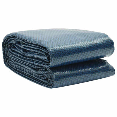 Vidaxl zwembadfolie solar drijvend 450x220 cm pe zwart en blauw