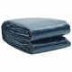 Vidaxl zwembadfolie solar drijvend 450x220 cm pe zwart en blauw