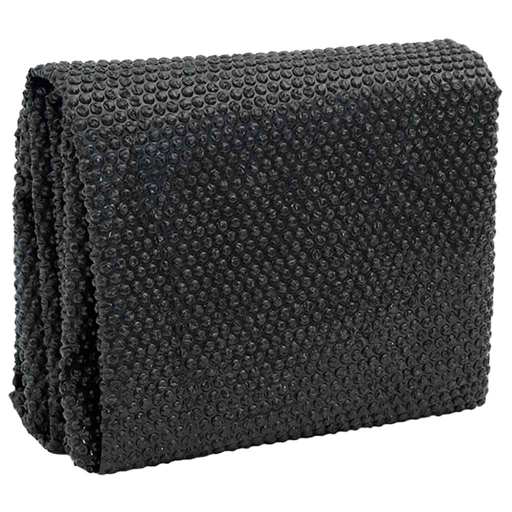 Vidaxl zwembadfolie solar drijvend 450x220 cm pe zwart en blauw