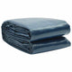 Vidaxl zwembadfolie solar drijvend 600x400 cm pe zwart en blauw