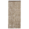 Vidaxl vliegengordijn 90x220 cm chenille beige en bruin