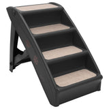 Vidaxl hondentrap inklapbaar 62x40x49,5 cm zwart - afbeelding 2