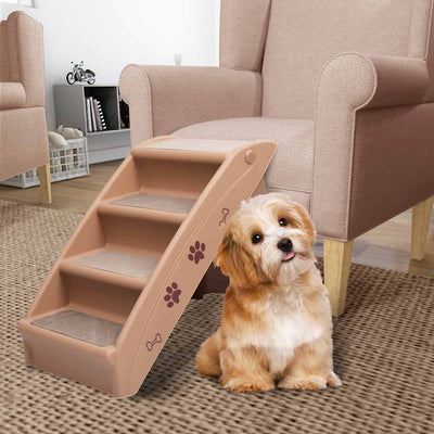 Vidaxl hondentrap inklapbaar 62x40x49,5 cm bruin