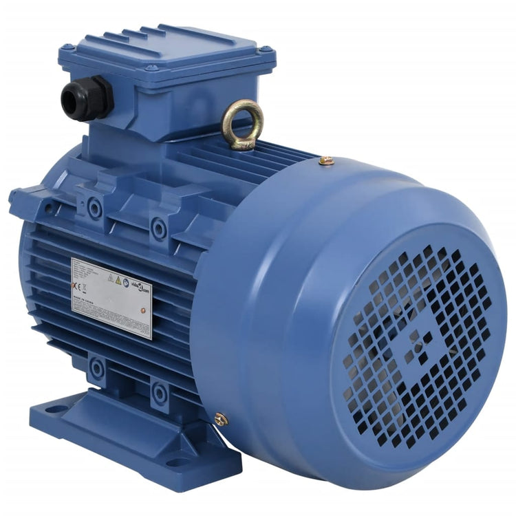 VidaXL Elektromotor 3 fase 4 kW 5,5 pk 2-polig 2840 rpm aluminium