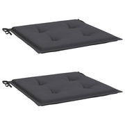 Vidaxl tuinstoelkussens 2 st 40x40x3 cm oxford stof antracietkleurig - afbeelding 3