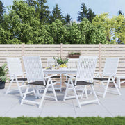 Vidaxl tuinstoelkussens 6 st 40x40x3 cm oxford stof antracietkleurig - afbeelding 1