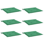 Vidaxl tuinstoelkussens 6 st 40x40x3 cm oxford stof groen - afbeelding 3