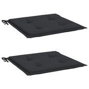 Vidaxl tuinstoelkussens 2 st 40x40x4 cm oxford stof zwart - afbeelding 3
