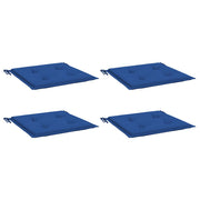 Vidaxl tuinstoelkussens 4 st 40x40x4 cm oxford stof koningsblauw - afbeelding 3